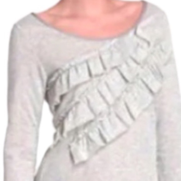 $128 Anthropologie Chemise Small 2 4 Grey French Terry Dress Cotton Nightie NWT - Picture 7 of 13